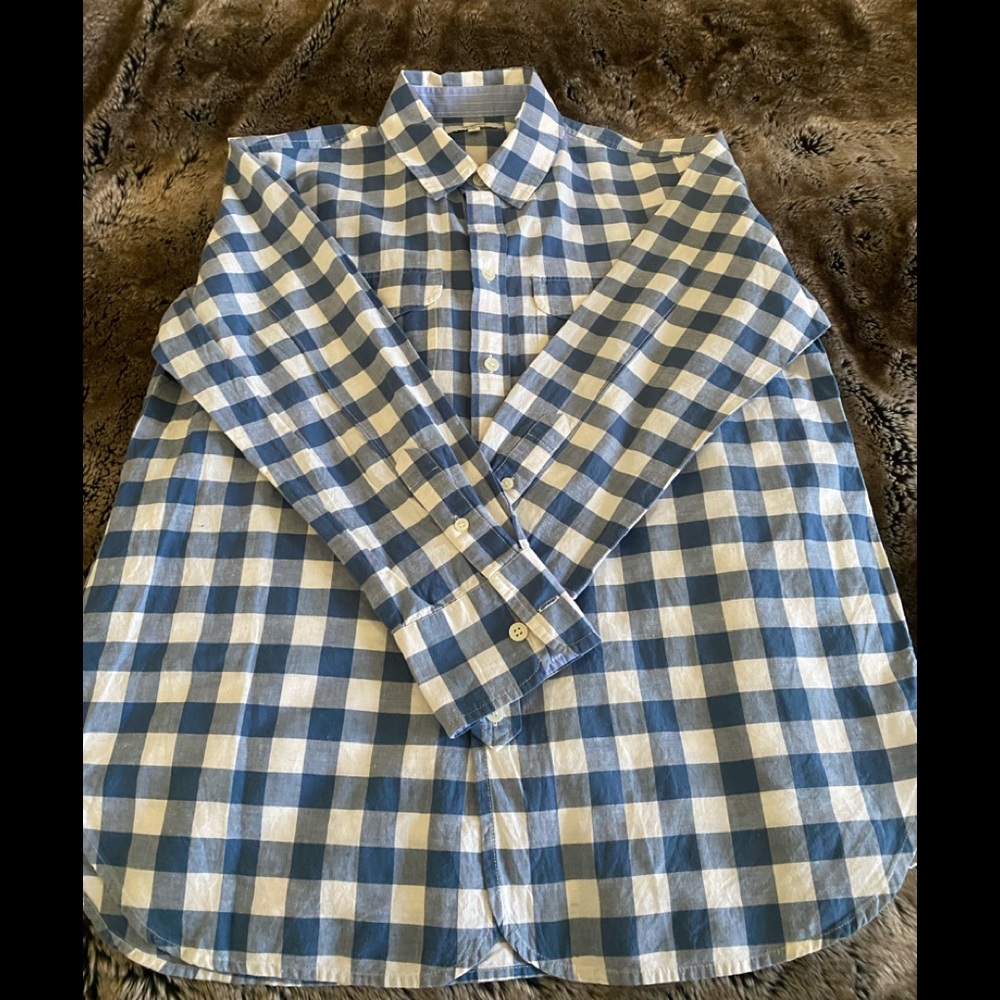 Men’s Madewell Plaid Button Down Shirt Size Small